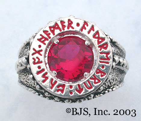 Ruby Dwarven Ring of Power